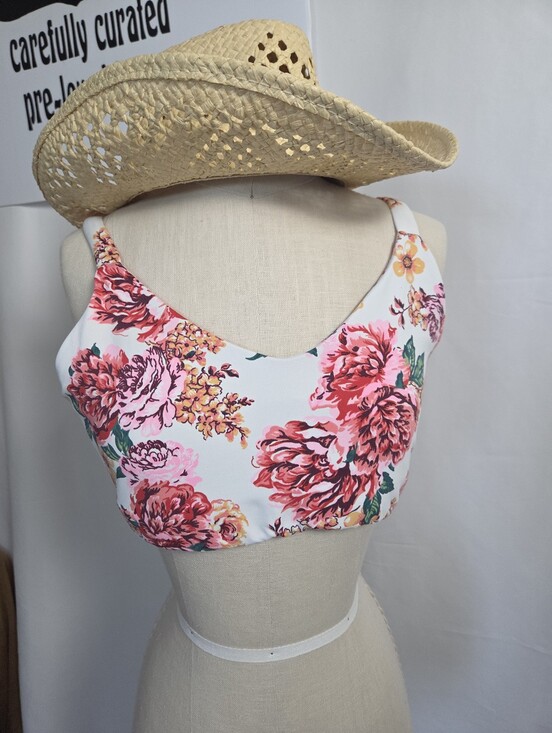 Maaji Other - Maaji Floral Reversible Peony Bralette Bikini Top